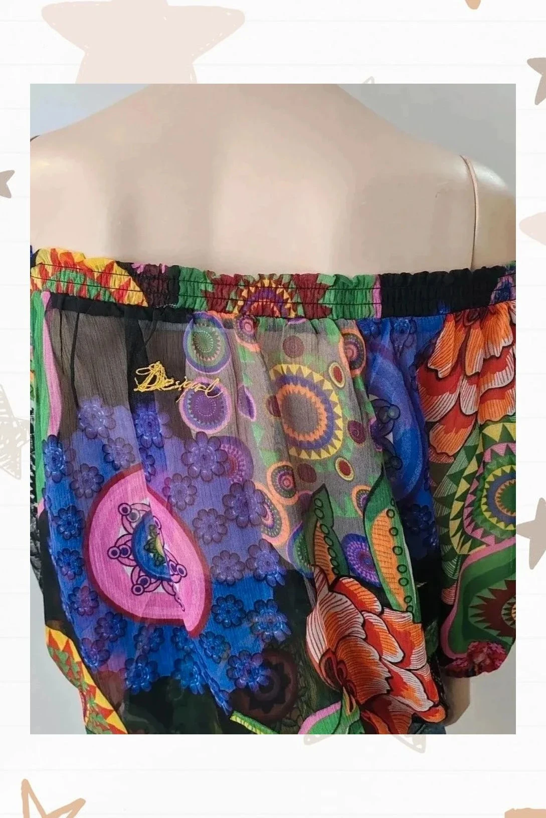 Semi-transparent Desigual blouse – photo 6